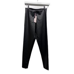 Victoria's Secret High Rise Stretch Skinny Faux Leather Leggings Pants Sz 6 NEW